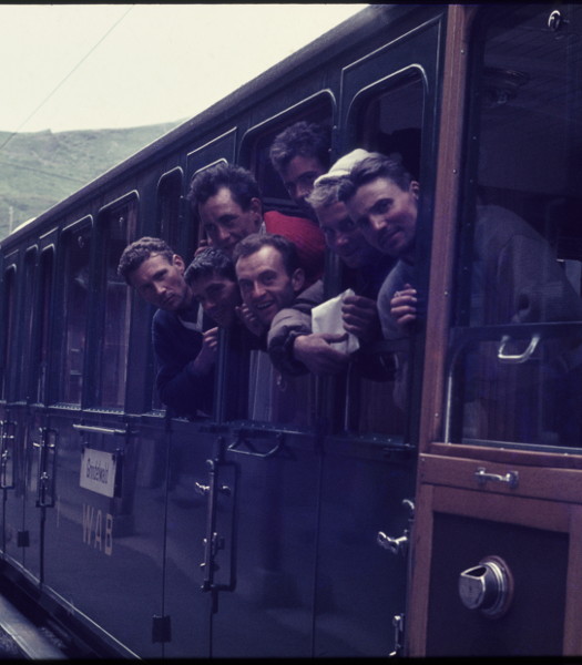 Al ritorno alla stazione di Grindelwald.