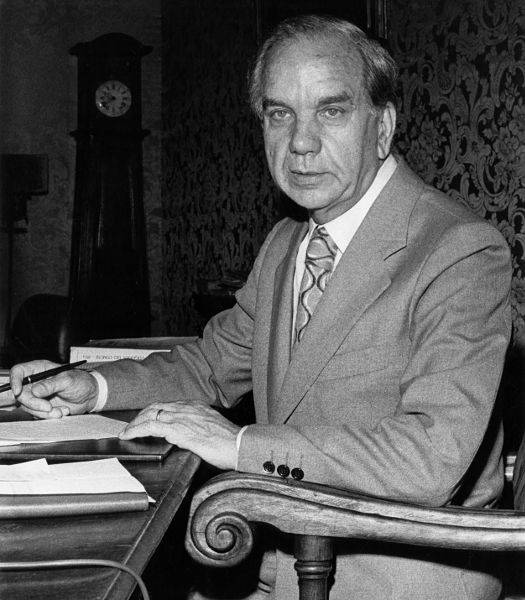 Il senatore Giovanni Spagnolli
