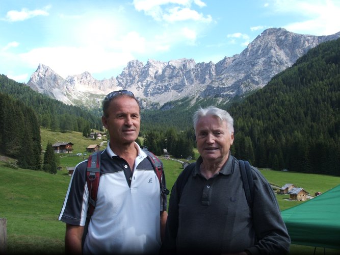 Alberto e Armando in val San Nicolò