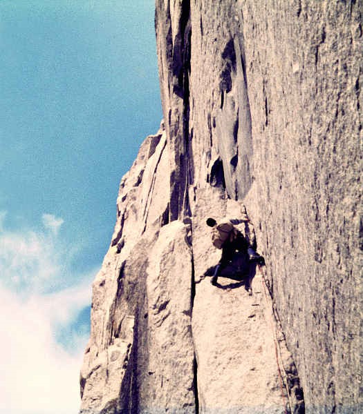 Aste in arrampicata negli anni 60