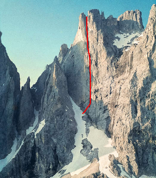 Torre del Focobon paarete Nord