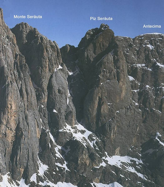 Monte Serauta, Piz Serauta e Anticima