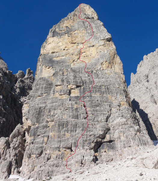 via Rovereto sullo spallone del Campanil Basso