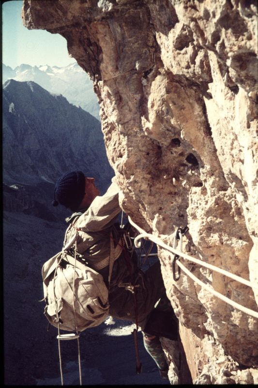 Angelo Miorandi sul Campanil Basso
